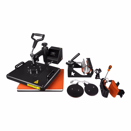 티셔츠, 머그, 접시, 모자, 열전달 기계용 5 in 1 콤보 열 프레스